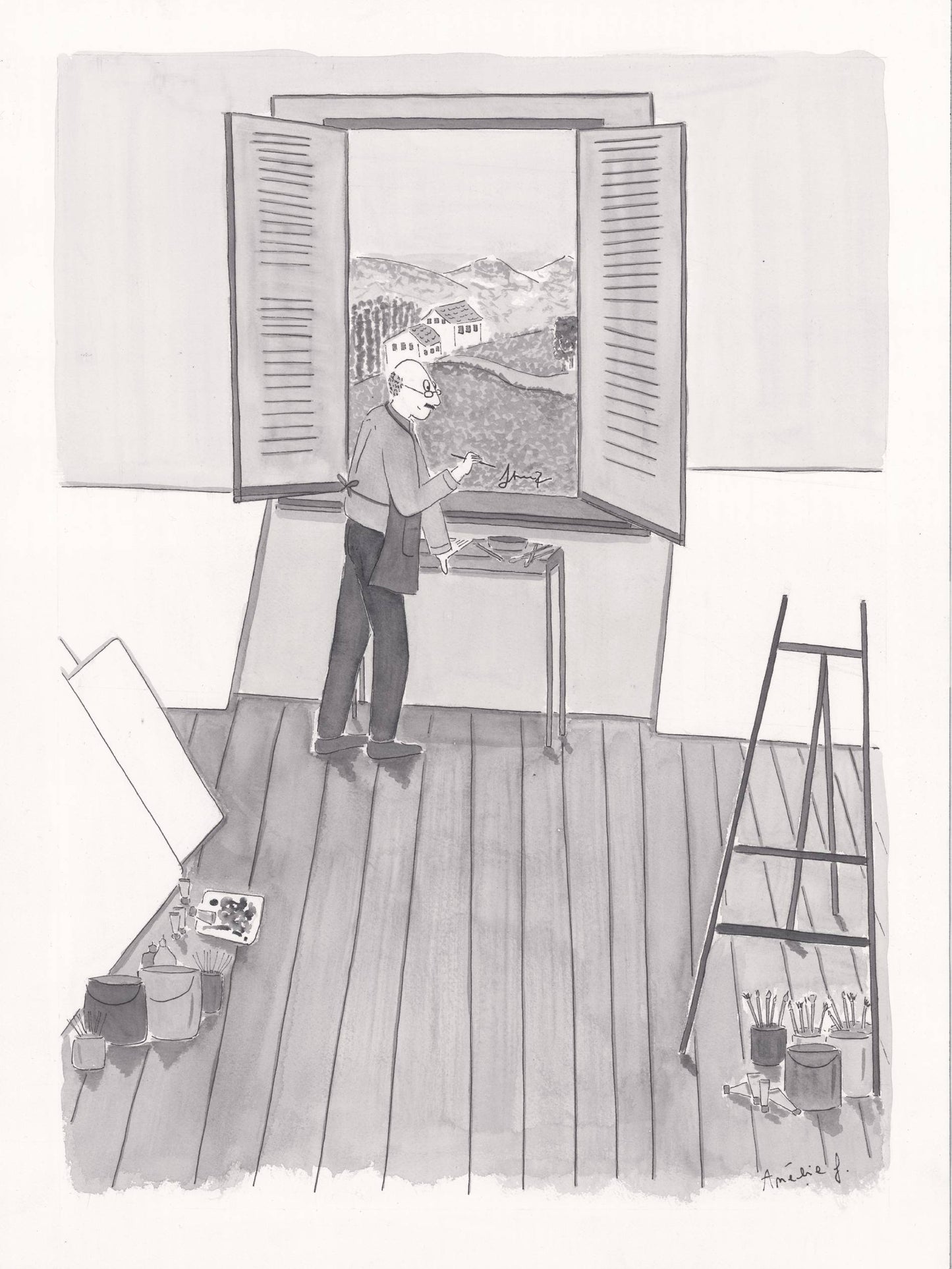 Le peintre imaginaire